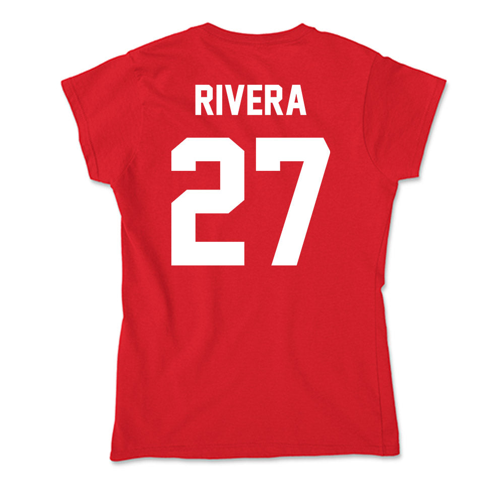 Rutgers - NCAA Baseball : Gabe Rivera - Soft Style Women’s T-Shirt-1