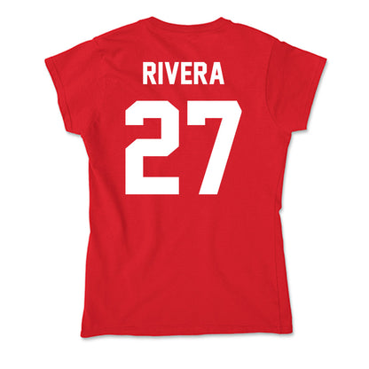 Rutgers - NCAA Baseball : Gabe Rivera - Soft Style Women’s T-Shirt-1