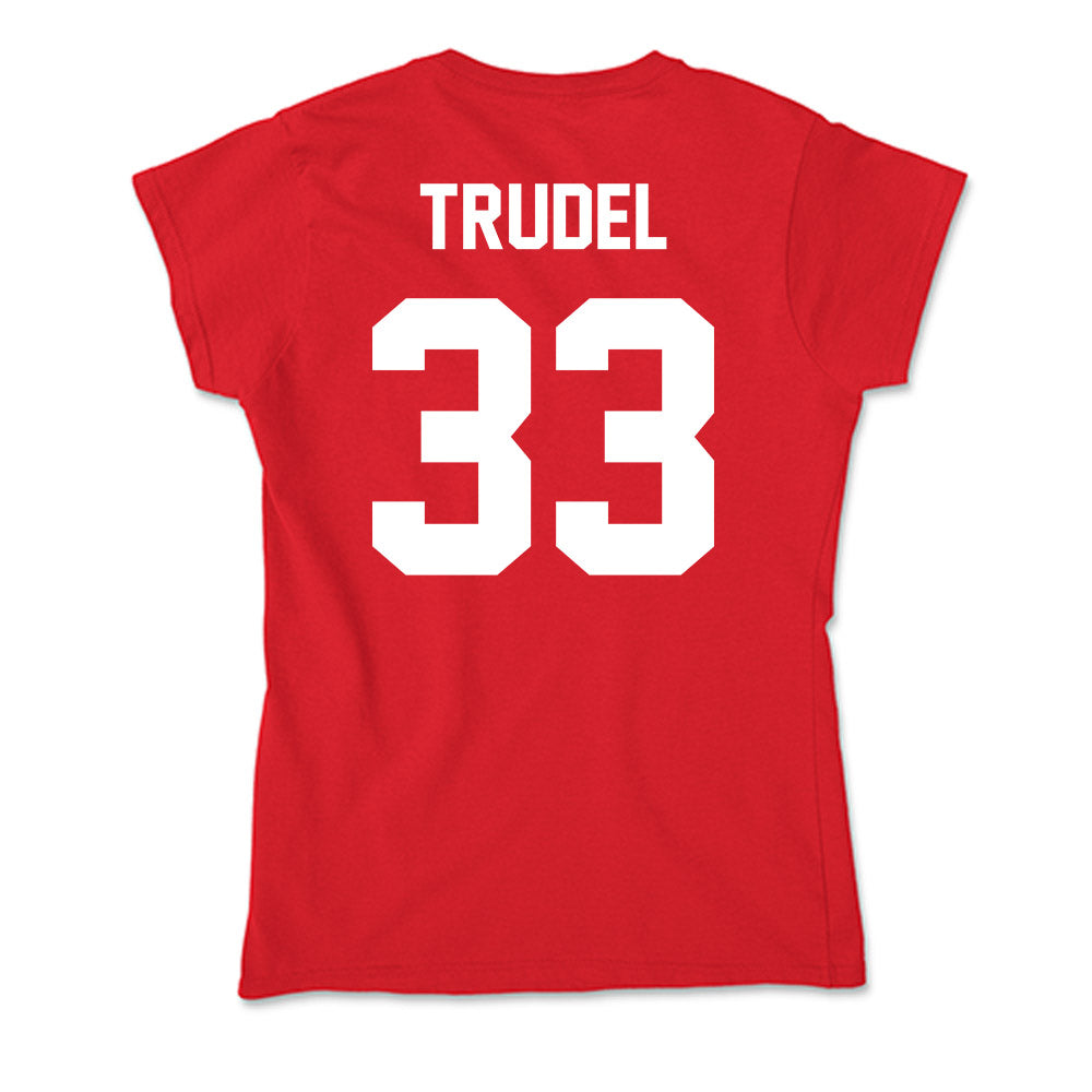 Rutgers - NCAA Softball : Desiree Trudel - Soft Style Women’s T-Shirt-1