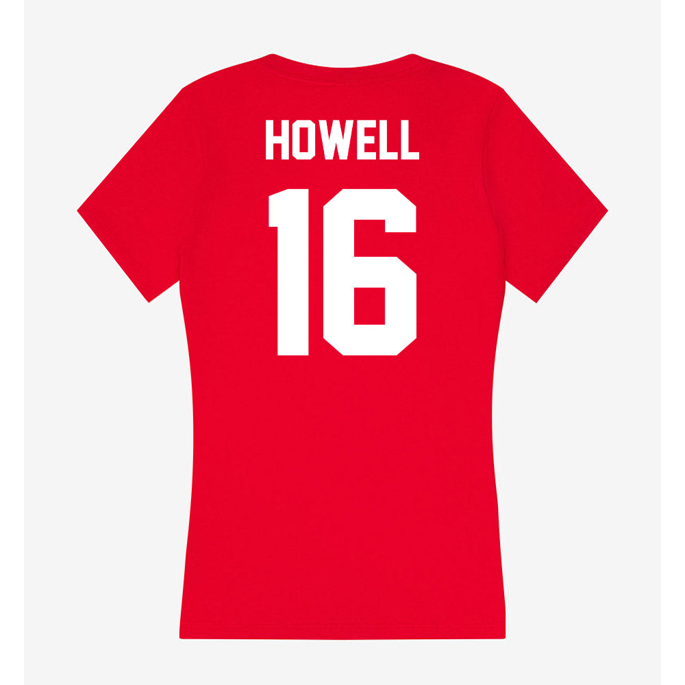 Rutgers - NCAA Women's Volleyball : Imani Howell - Women's V-Neck T-Shirt-1