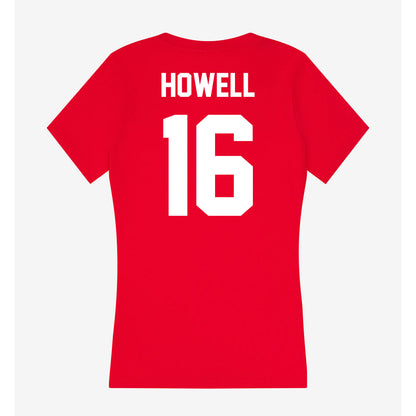 Rutgers - NCAA Women's Volleyball : Imani Howell - Women's V-Neck T-Shirt-1