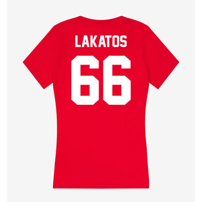 Rutgers - NCAA Football : Joseph Lakatos - Women's V-Neck T-Shirt-1