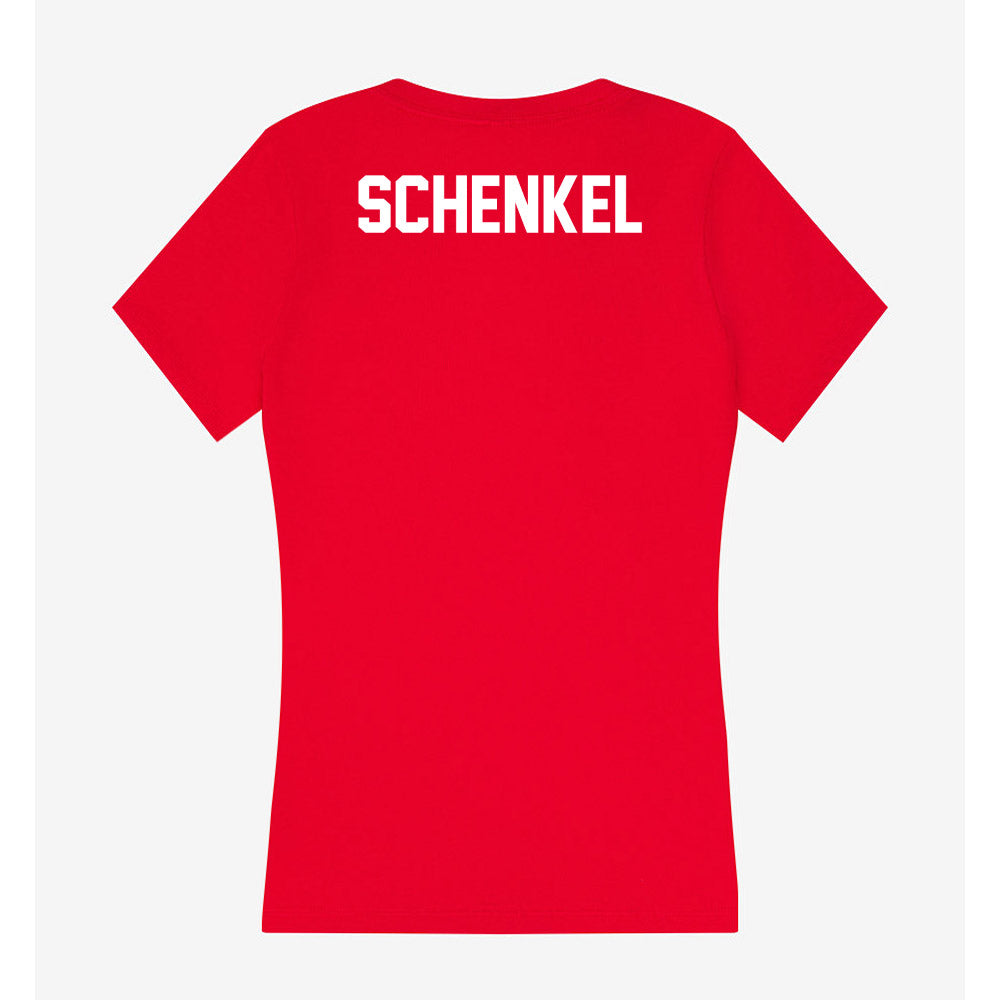 Rutgers - NCAA Women's Gymnastics : Reagan Schenkel - Women's V-Neck T-Shirt-1