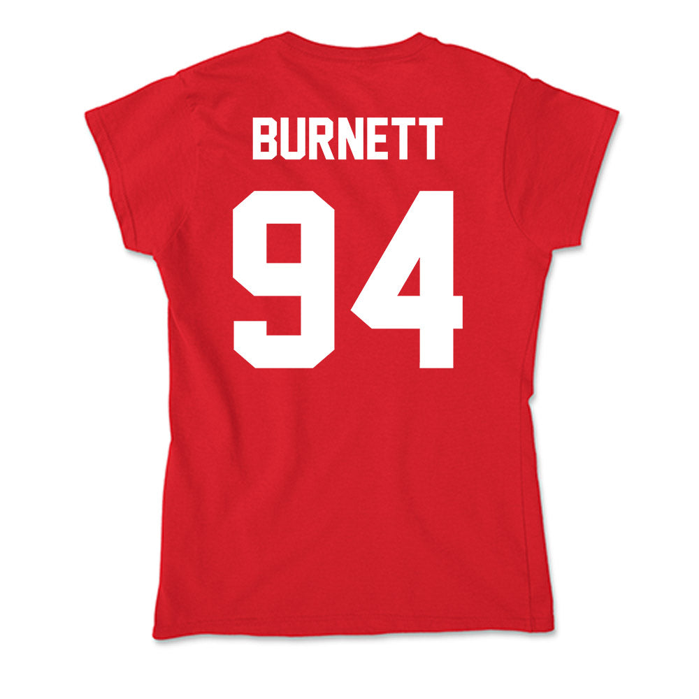 Rutgers - NCAA Football : Jdan Burnett - Soft Style Women’s T-Shirt-1