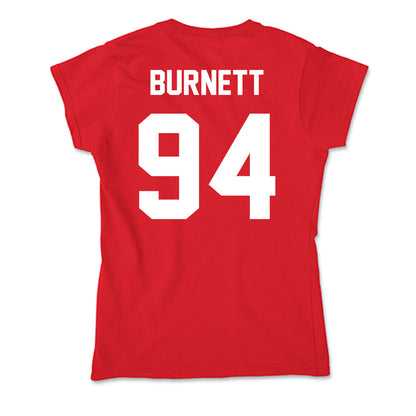 Rutgers - NCAA Football : Jdan Burnett - Soft Style Women’s T-Shirt-1