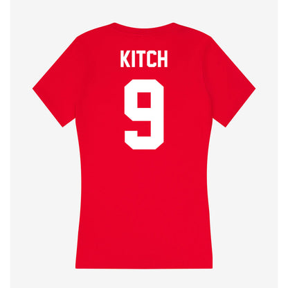 Rutgers - NCAA Men's Soccer : Andrew Kitch - Women's V-Neck T-Shirt-1