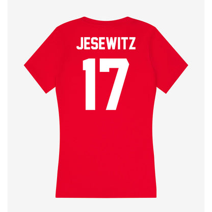 Rutgers - NCAA Women's Volleyball : Avery Jesewitz - Women's V-Neck T-Shirt-1