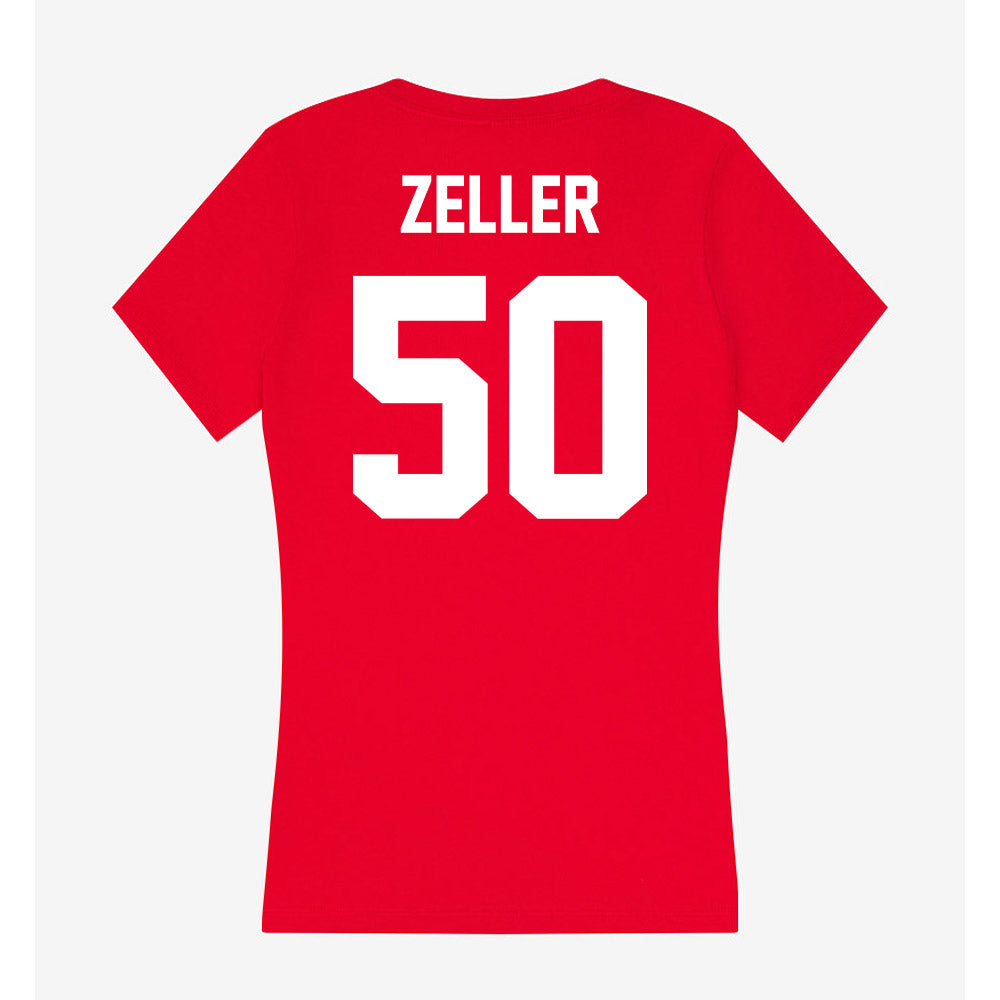 Rutgers - NCAA Men's Lacrosse : Colin Zeller - Women's V-Neck T-Shirt-1