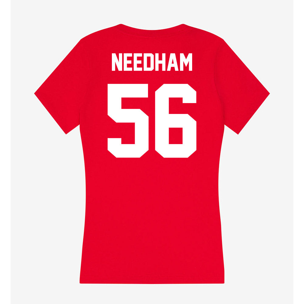 Rutgers - NCAA Football : Ty Needham - Women's V-Neck T-Shirt-1