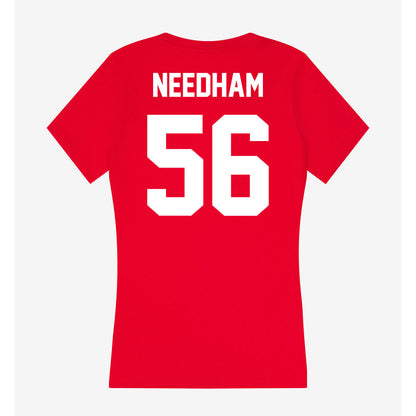 Rutgers - NCAA Football : Ty Needham - Women's V-Neck T-Shirt-1
