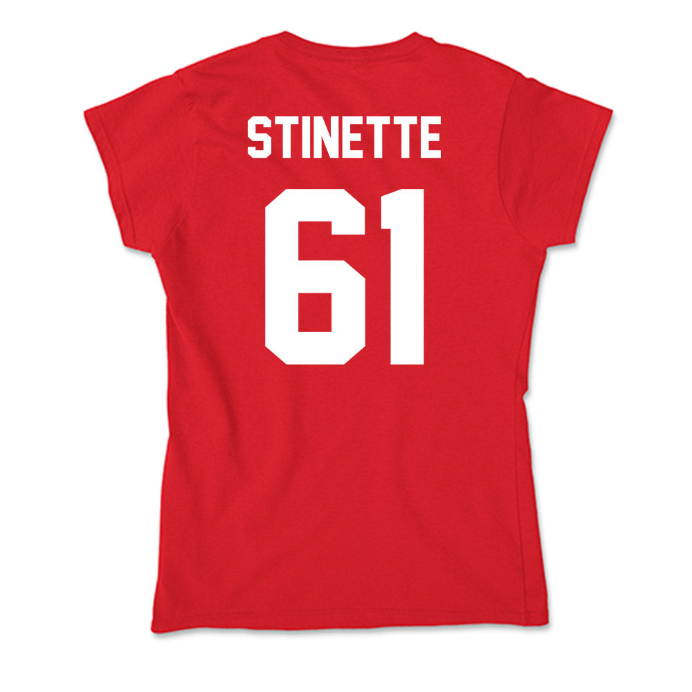 Rutgers - NCAA Football : Emir Stinette - Soft Style Women’s T-Shirt-1