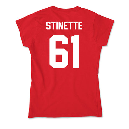 Rutgers - NCAA Football : Emir Stinette - Soft Style Women’s T-Shirt-1