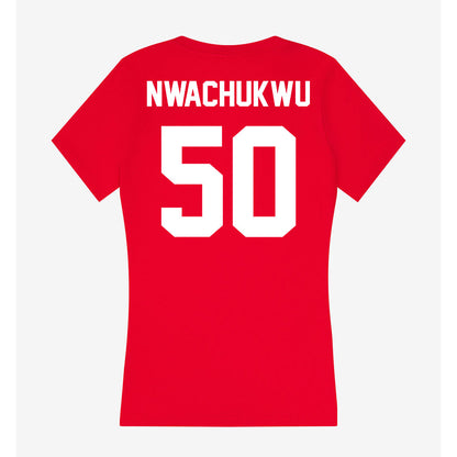 Rutgers - NCAA Football : Joe Nwachukwu - Women's V-Neck T-Shirt-1