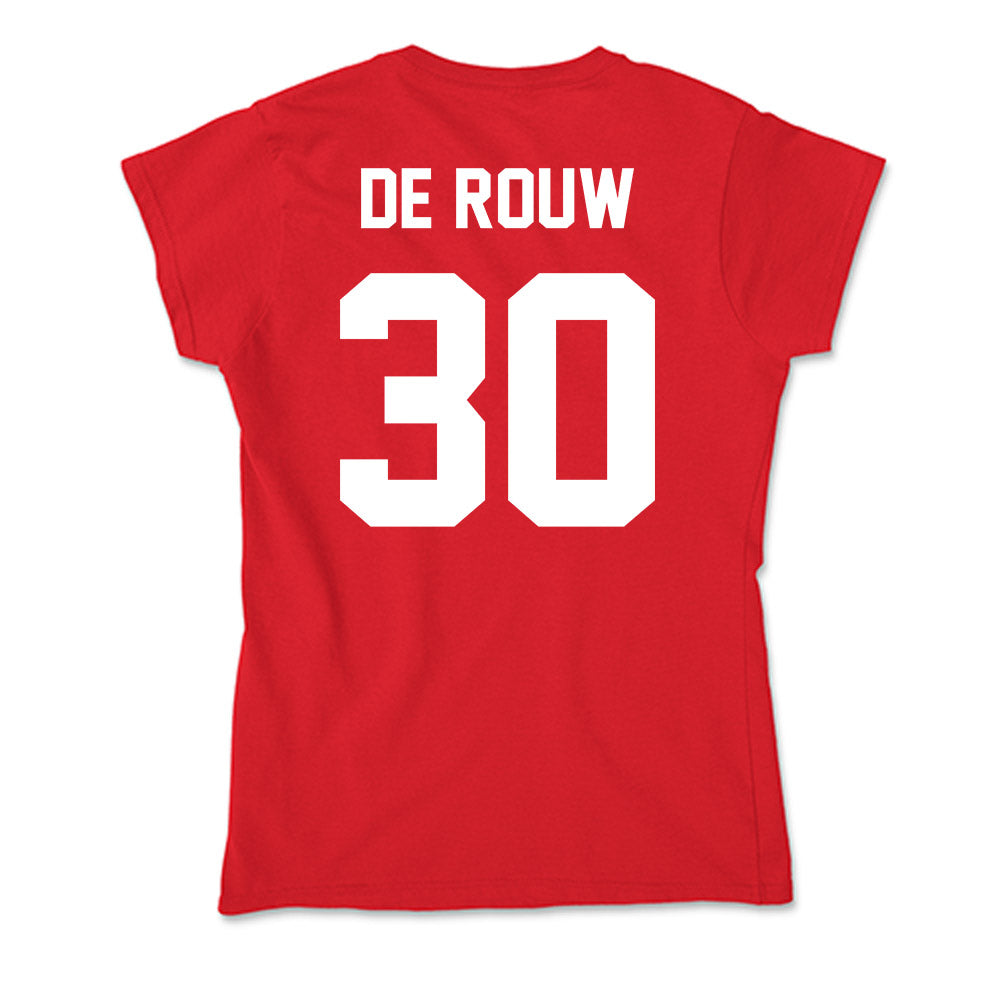 Rutgers - NCAA Women's Soccer : Iris de Rouw - Soft Style Women’s T-Shirt-1