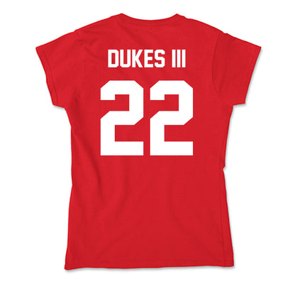 Rutgers - NCAA Football : Michael Dukes III - Soft Style Women’s T-Shirt-1