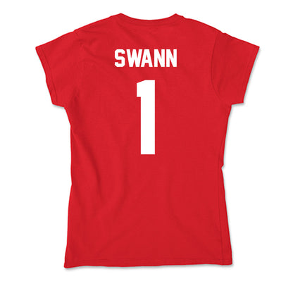 Rutgers - NCAA Women's Basketball : Lauryn Swann - Soft Style Women’s T-Shirt-1