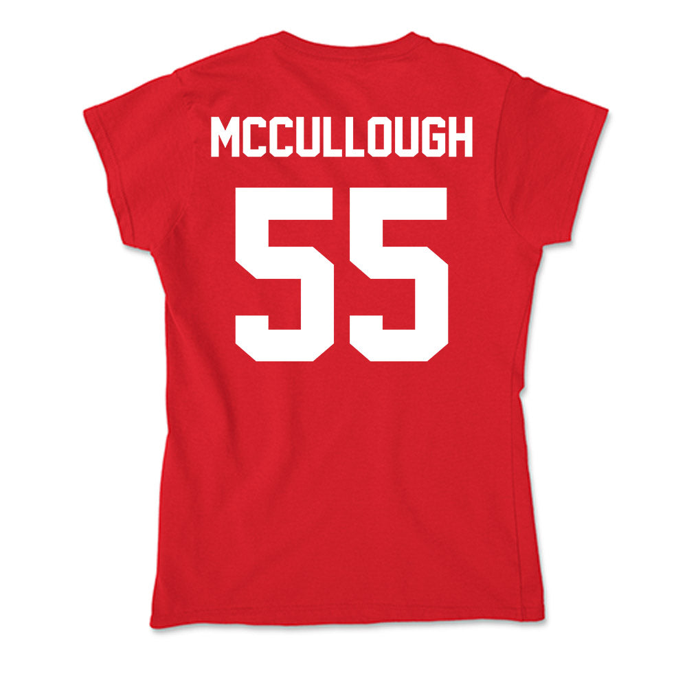 Rutgers - NCAA Men's Lacrosse : Charlie McCullough - Soft Style Women’s T-Shirt-1