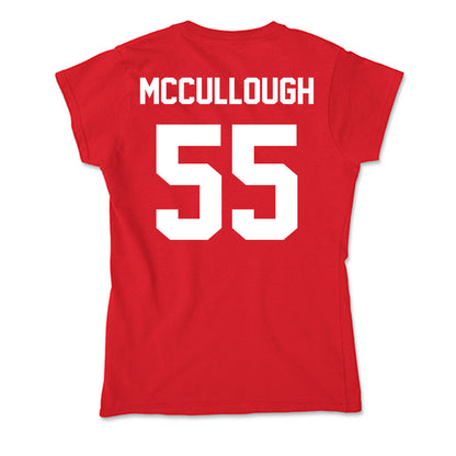 Rutgers - NCAA Men's Lacrosse : Charlie McCullough - Soft Style Women’s T-Shirt-1