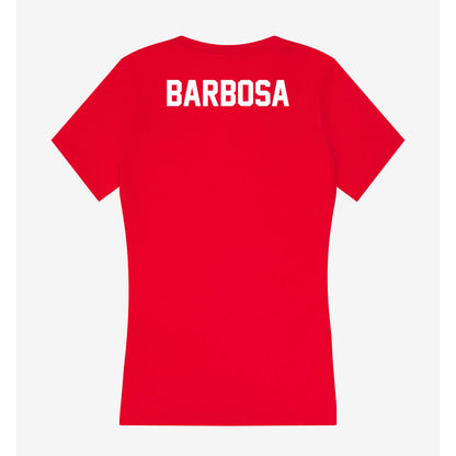 Rutgers - NCAA Women's Cross Country : Melanie Barbosa - Women's V-Neck T-Shirt-1
