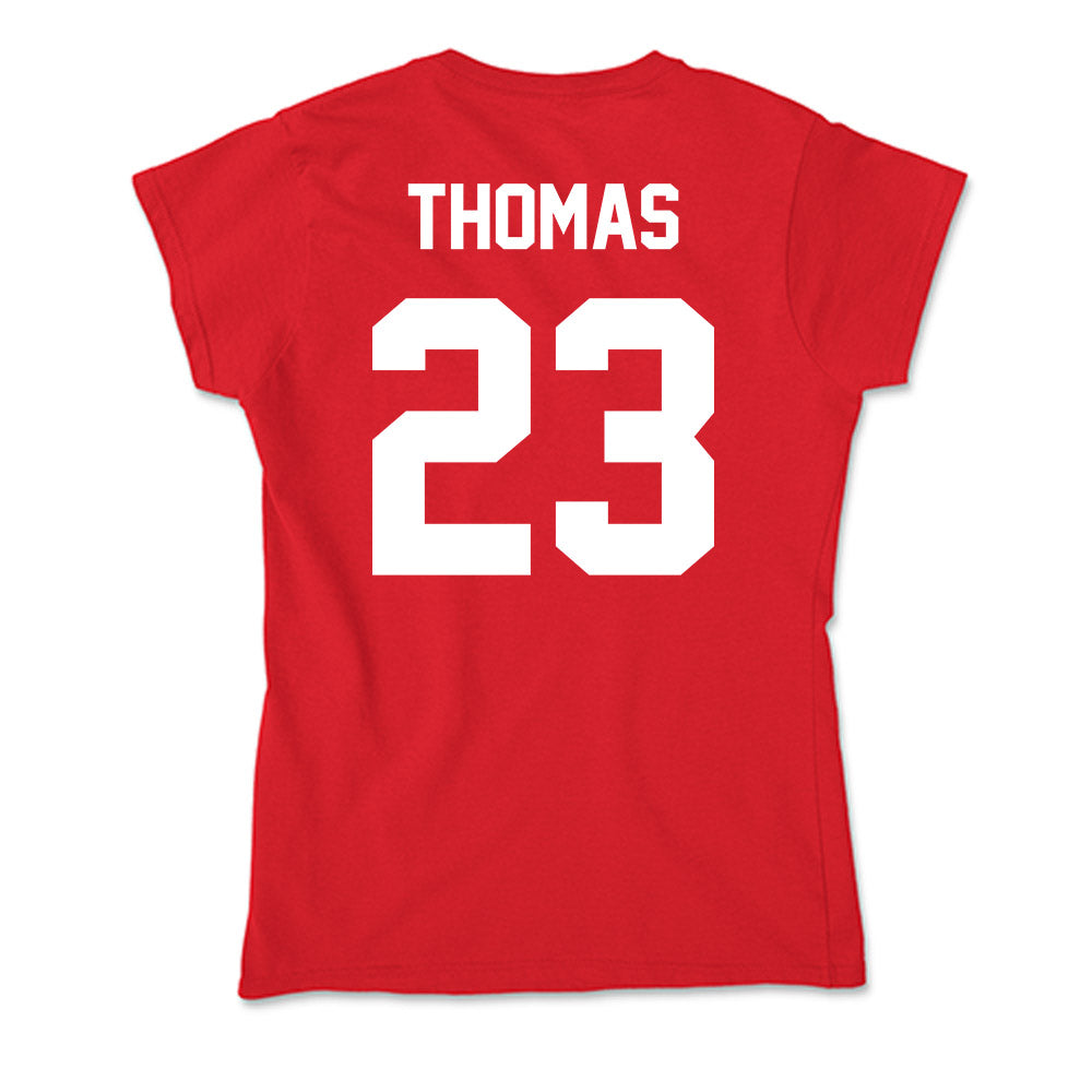 Rutgers - NCAA Women's Lacrosse : Charlee Thomas - Soft Style Women’s T-Shirt-1