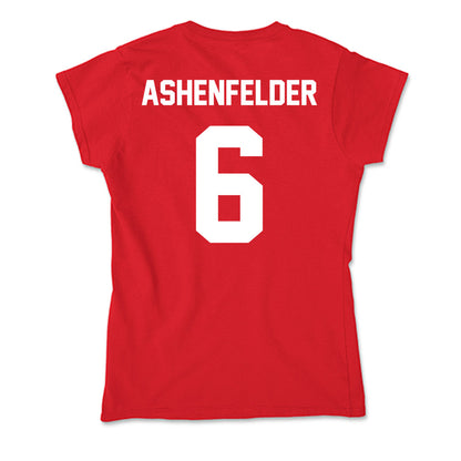 Rutgers - NCAA Football : Sean Ashenfelder - Soft Style Women’s T-Shirt-1