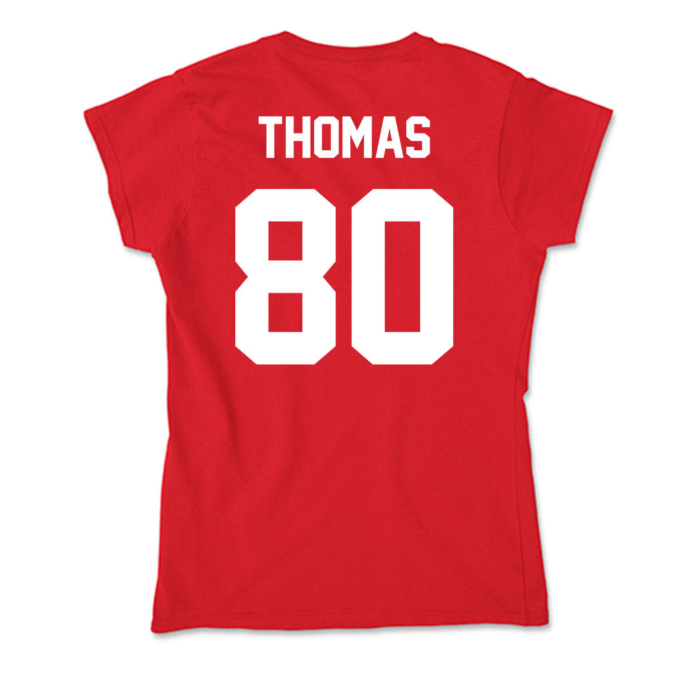 Rutgers - NCAA Football : Michael Thomas - Soft Style Women’s T-Shirt-1
