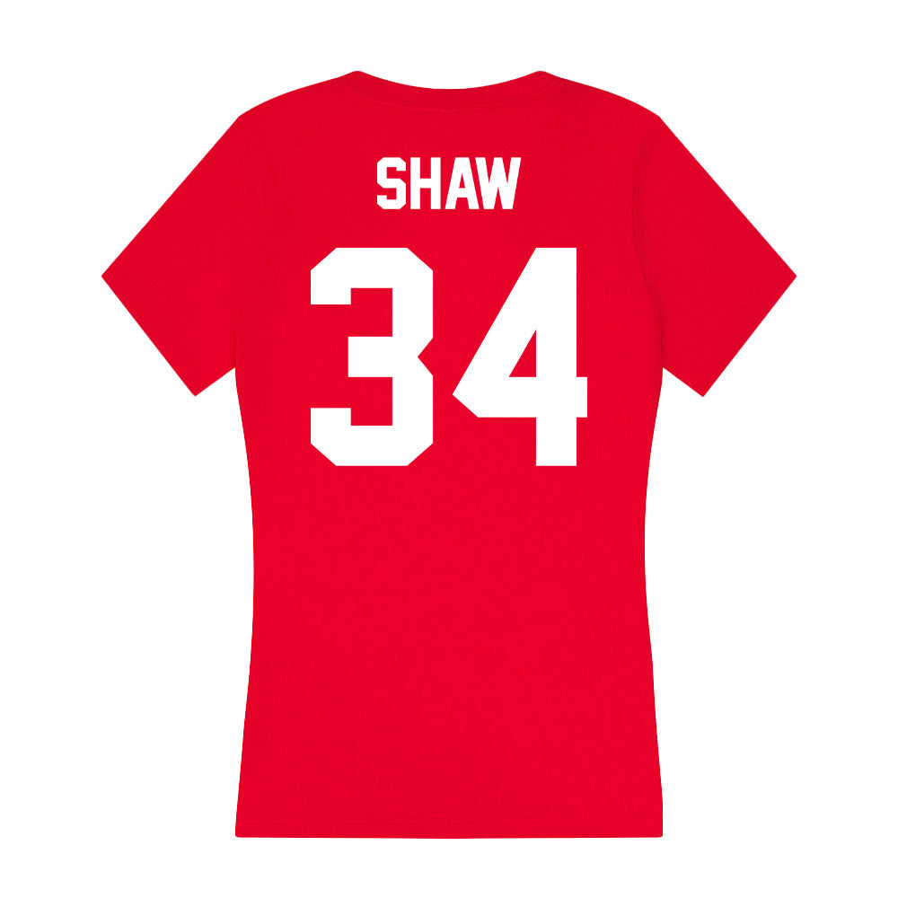 Rutgers - NCAA Football : Noah Shaw - Women's V-Neck T-Shirt-1