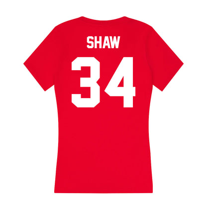 Rutgers - NCAA Football : Noah Shaw - Women's V-Neck T-Shirt-1