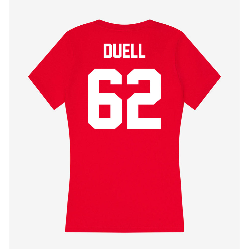 Rutgers - NCAA Football : Tyler Duell - Women's V-Neck T-Shirt-1