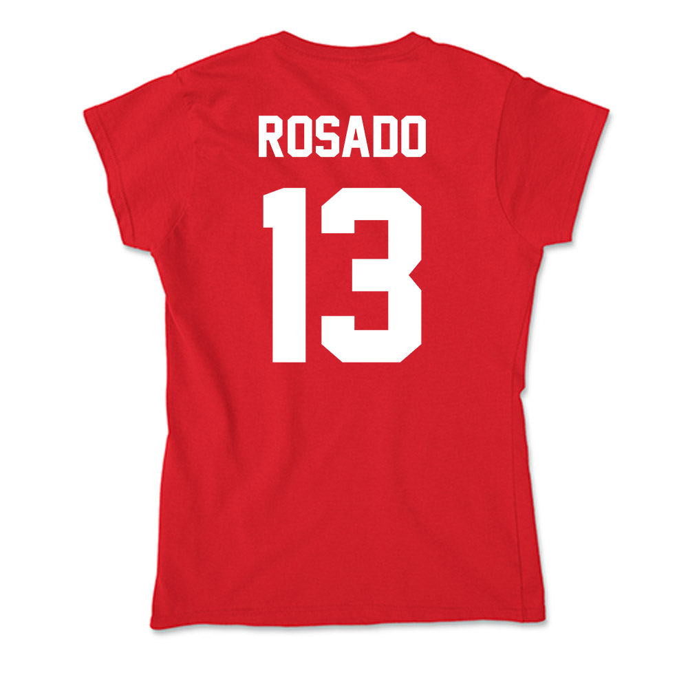 Rutgers - NCAA Baseball : Julius Rosado - Soft Style Women’s T-Shirt-1