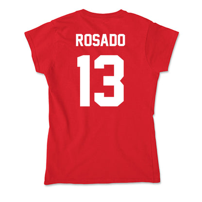Rutgers - NCAA Baseball : Julius Rosado - Soft Style Women’s T-Shirt-1