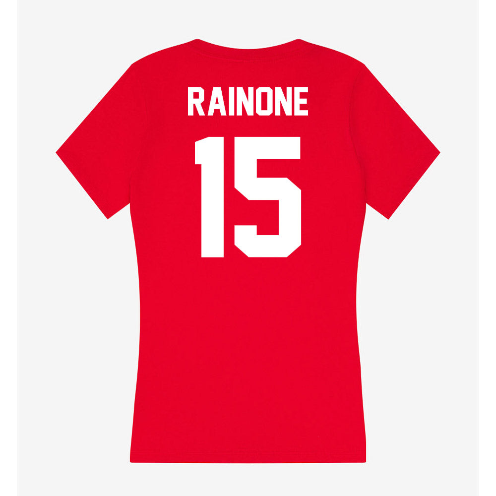 Rutgers - NCAA Football : Rocco Rainone - Women's V-Neck T-Shirt-1