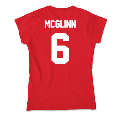 Rutgers - NCAA Women's Soccer : Reilly McGlinn - Soft Style Women’s T-Shirt-1