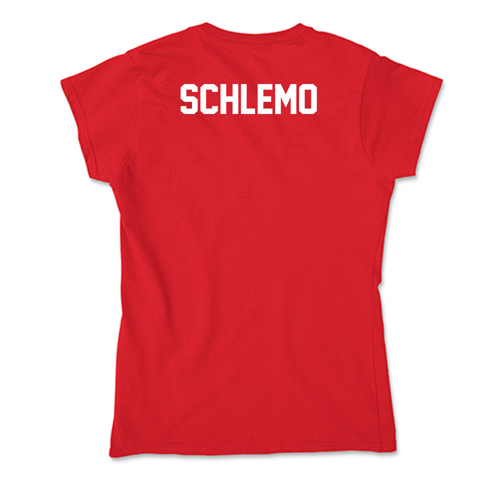Rutgers - NCAA Women's Track & Field : Michaela Schlemo - Soft Style Women’s T-Shirt-1