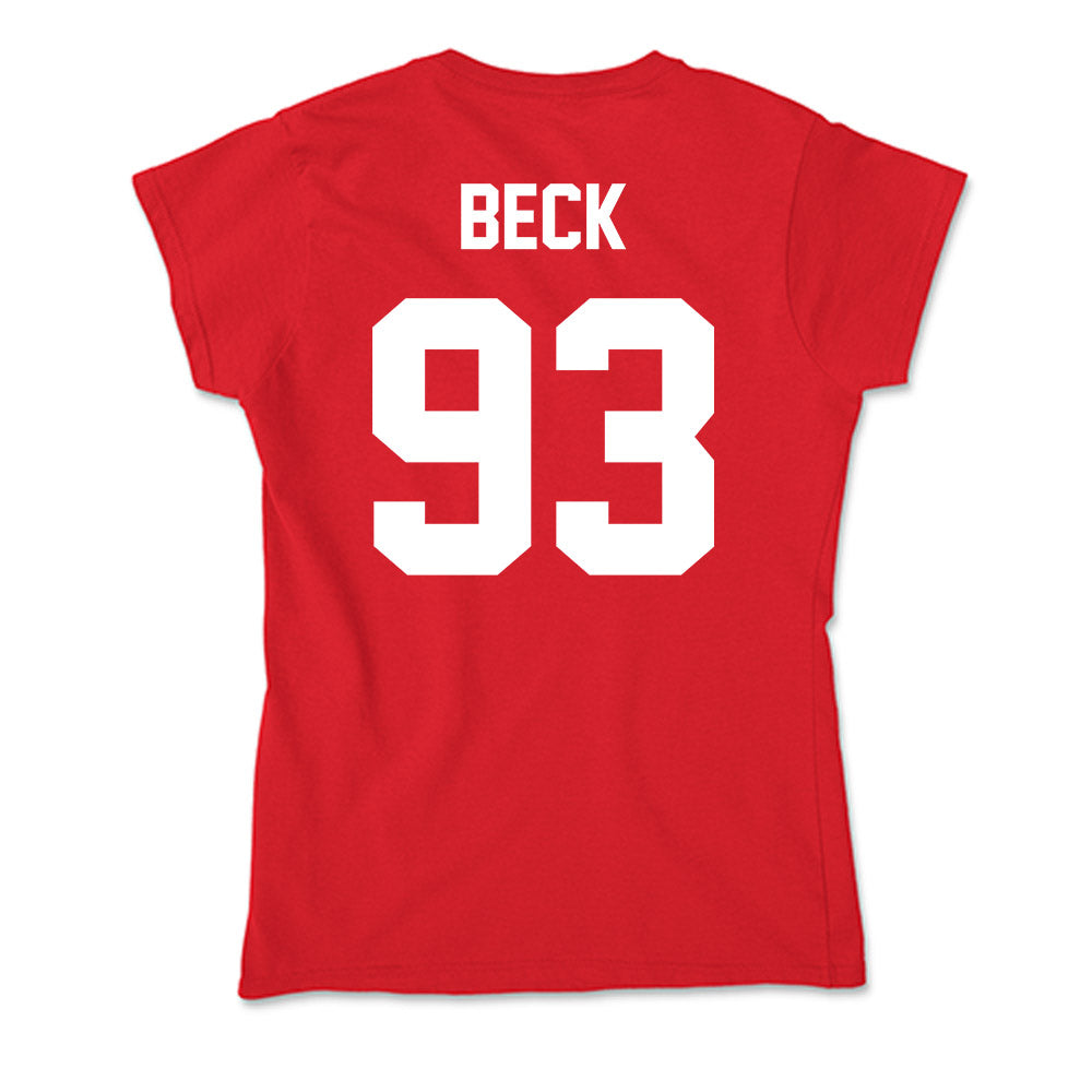 Rutgers - NCAA Football : Reece Beck - Soft Style Women’s T-Shirt-1