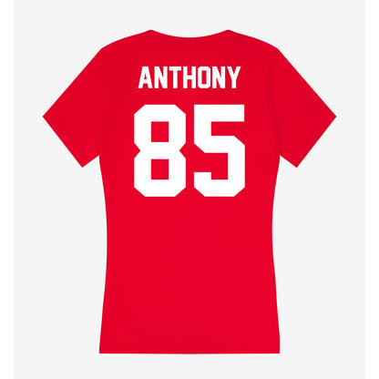Rutgers - NCAA Football : Kam Anthony - Women's V-Neck T-Shirt-1
