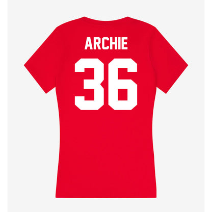 Rutgers - NCAA Football : Kamar Archie - Women's V-Neck T-Shirt-1