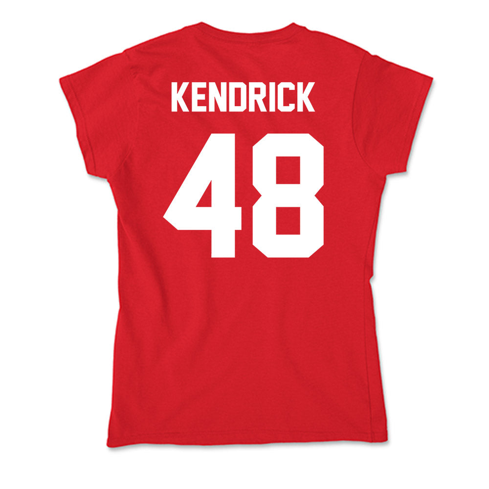 Rutgers - NCAA Baseball : Thomas Kendrick - Soft Style Women’s T-Shirt-1