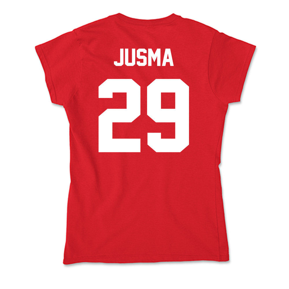Rutgers - NCAA Football : Sebastian Jusma - Soft Style Women’s T-Shirt-1