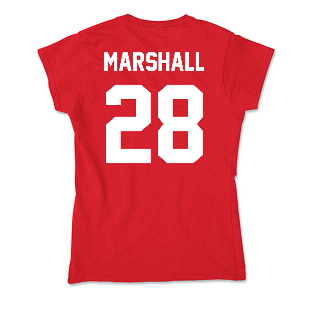 Rutgers - NCAA Football : Cannon Marshall - Soft Style Women’s T-Shirt-1