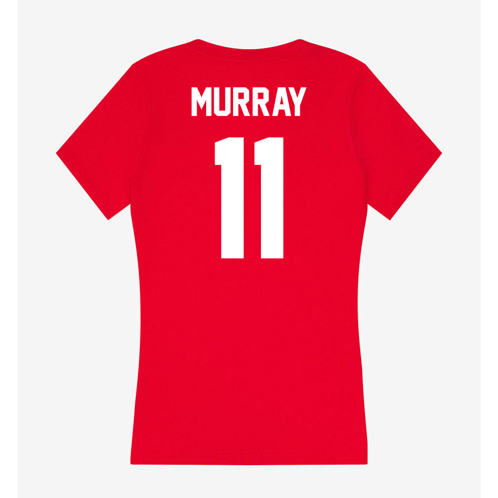 Rutgers - NCAA Football : Steven Murray - Women's V-Neck T-Shirt-1