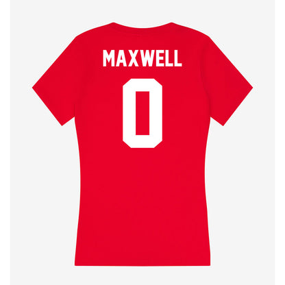Rutgers - NCAA Women's Volleyball : Aspen Maxwell - Women's V-Neck T-Shirt-1