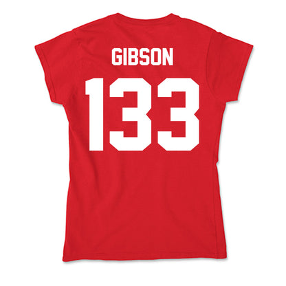 Rutgers - NCAA Wrestling : Mason Gibson - Soft Style Women’s T-Shirt-1