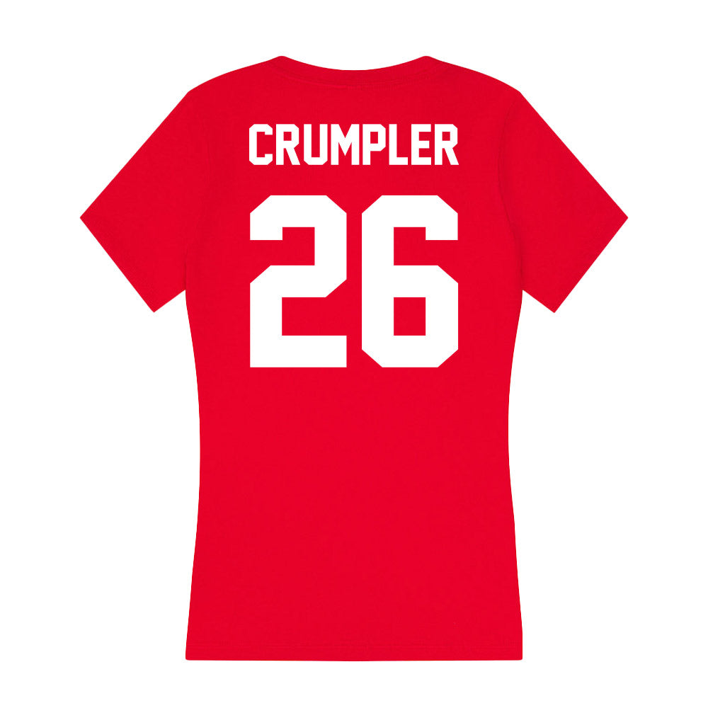 Rutgers - NCAA Football : Isaiah Crumpler - Women's V-Neck T-Shirt-1