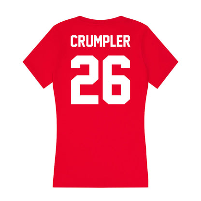Rutgers - NCAA Football : Isaiah Crumpler - Women's V-Neck T-Shirt-1