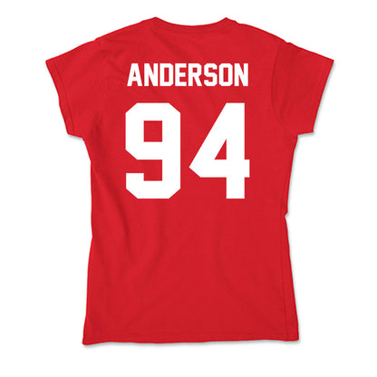 Rutgers - NCAA Football : Jakob Anderson - Soft Style Women’s T-Shirt-1