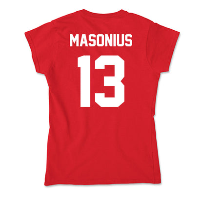 Rutgers - NCAA Women's Basketball : Hope Masonius - Soft Style Women’s T-Shirt-1