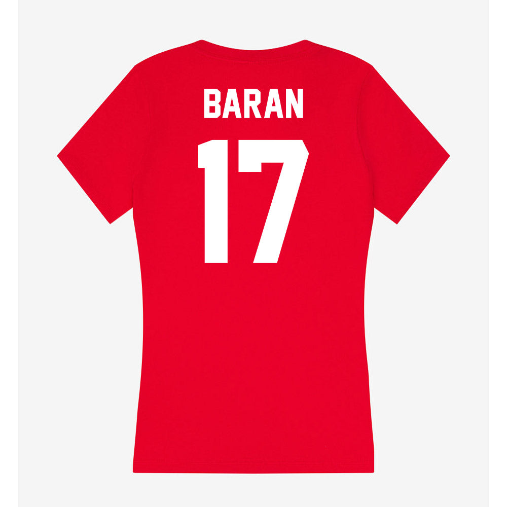 Rutgers - NCAA Women's Soccer : Ashley Baran - Women's V-Neck T-Shirt-1