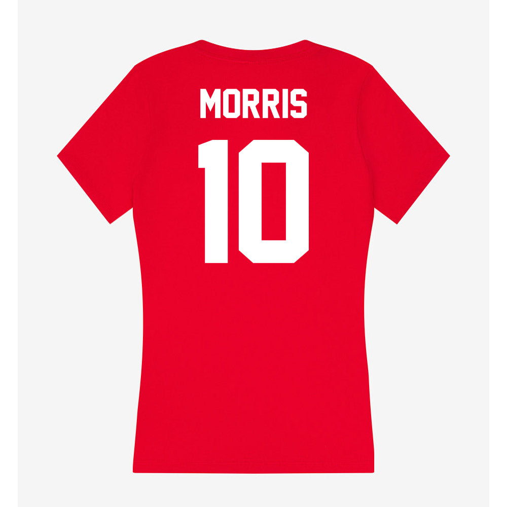 Rutgers - NCAA Football : Ty Morris - Women's V-Neck T-Shirt-1