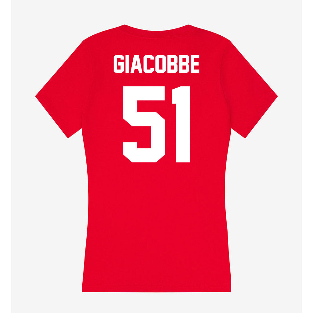 Rutgers - NCAA Football : Raymond Giacobbe - Women's V-Neck T-Shirt-1